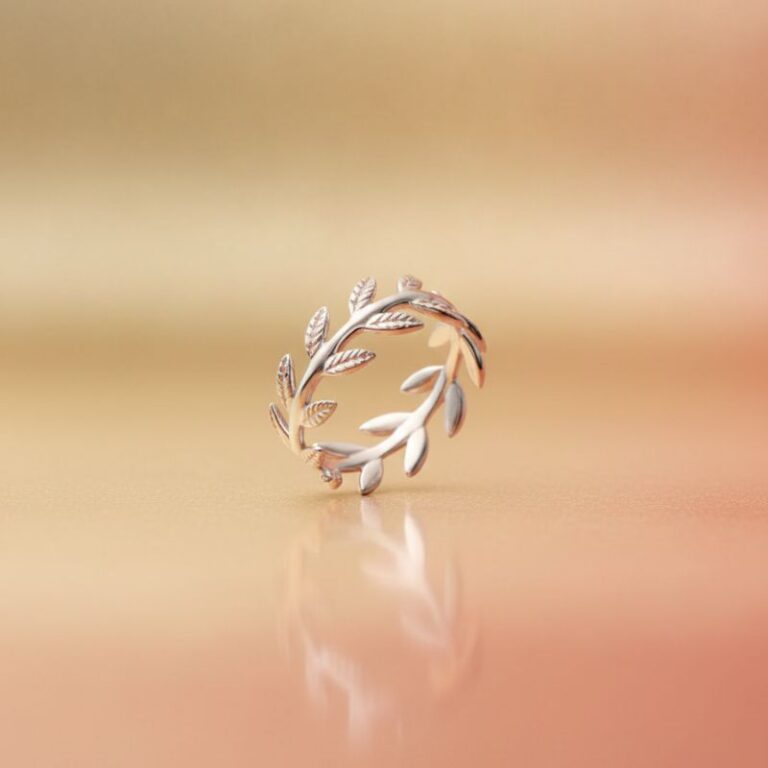 bague pour femme en argent 925 rhodié motif épi