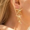 boucles d'oreilles trio étoiles de mer boucles d'oreilles trio étoiles de mer