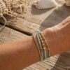 bracelet multitours amazonite bracelet multitours amazonite