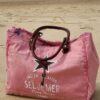 sac de plage sel de mer rose