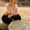 sac de plage oversize cargo toile recyclée artisanalement zosha