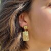 boucles d'oreilles pendantes motif constellation bijou mile mila