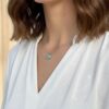 Collier Argent Amazonite