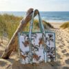 Cabas coton Green Palm