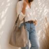 sac hobo daim pénélope