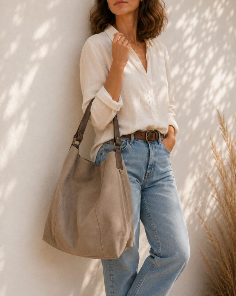 sac hobo daim pénélope