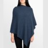 Poncho fait-main Bleu