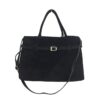 sac en daim ceinture fantaisie couleur noir
