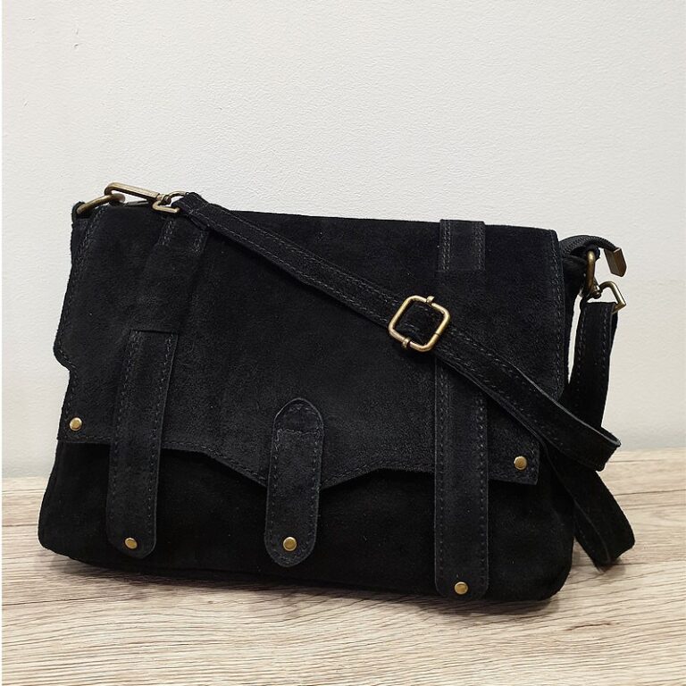 Sac bandoulière messenger noir