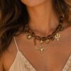 collier ras de cou breloques esprit western bijou mile mila