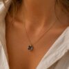 collier lloyd pendentif œil de taureau collier lloyd pendentif œil de taureau bijou bohm paris