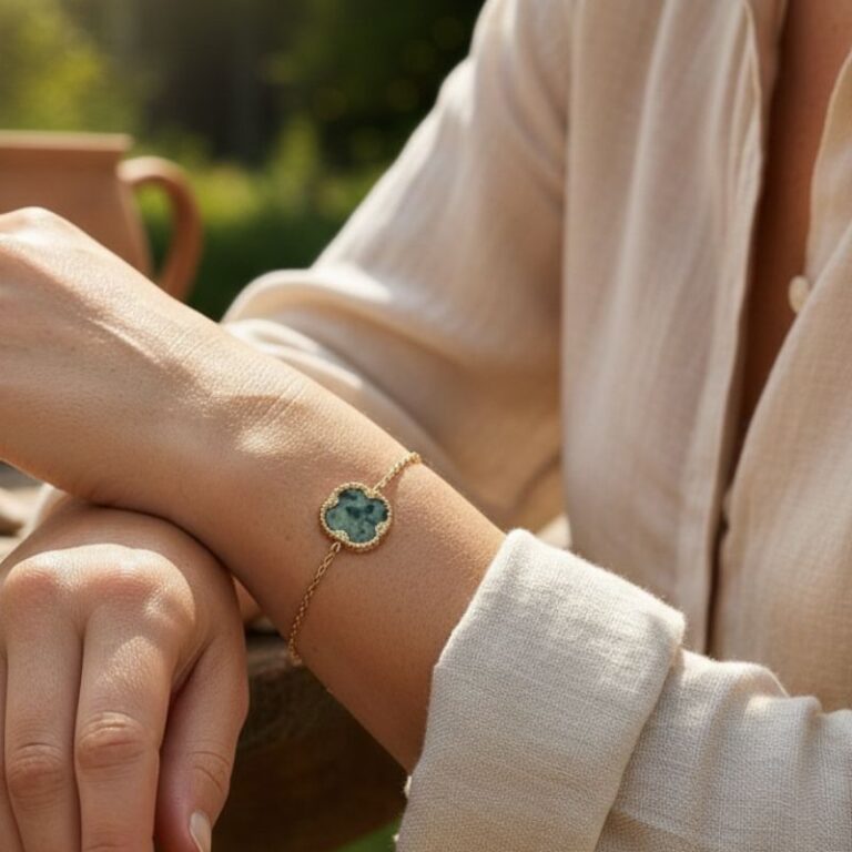 bracelet lloyd turquoise africaine création bohm paris