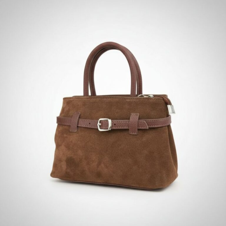 Sac en daim brun Anaé