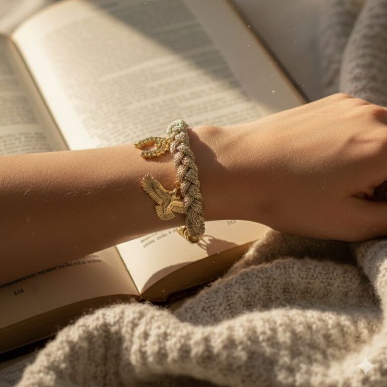 Bracelet lien tressé Aigle