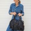 Sac esprit Vintage Noir