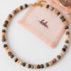 collier lina rhodonite & œil de tigre