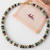 collier lina turquoise africaine & rhodonite collier lina turquoise africaine & rhodonite