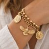 bracelet double rang aigle bijou mile mila