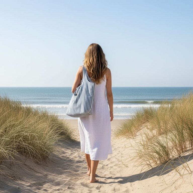 sac de plage marinella bleu