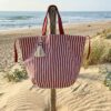 cabas de plage coton