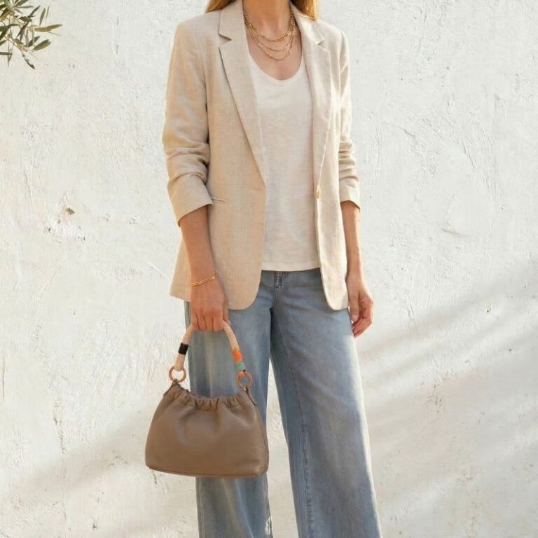 sac bandoulière cuir et corde