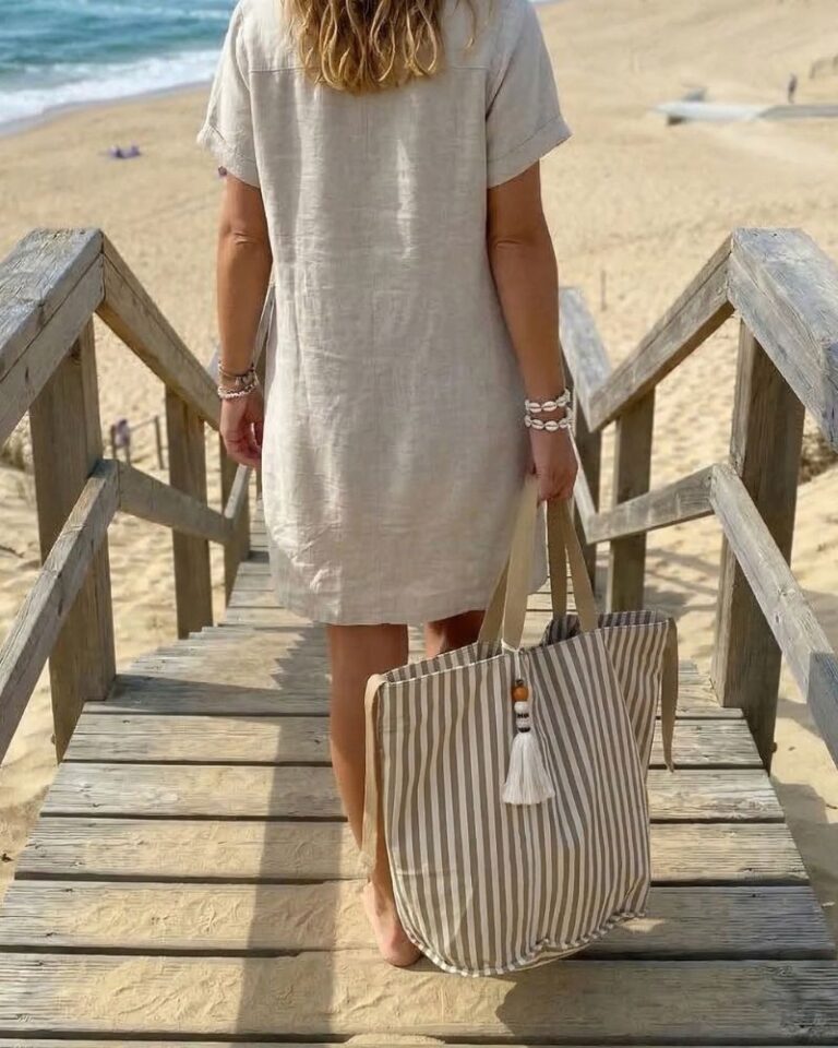 sac de plage en toile santocha