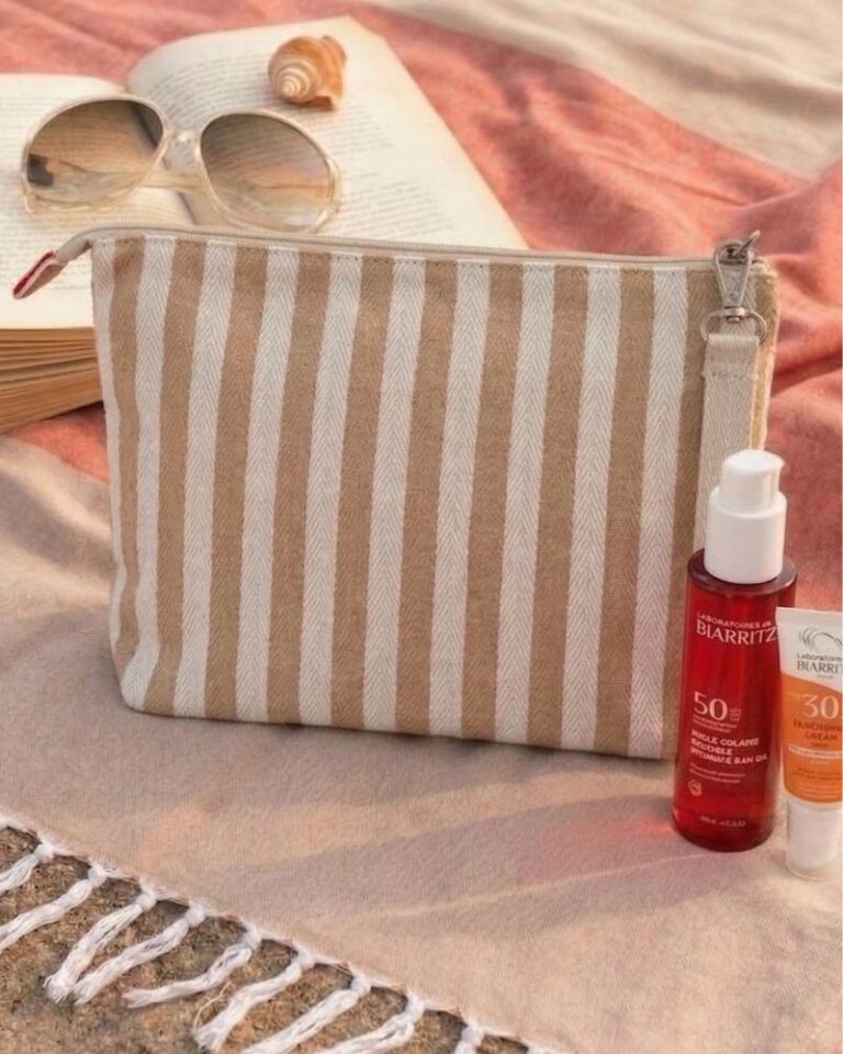 grande pochette guétary beige