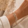 bracelet multirang nacre & perles bracelet multirang nacre & perles mile mila