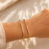 duo de bracelets joncs fins duo de bracelets joncs fins marque bohm paris