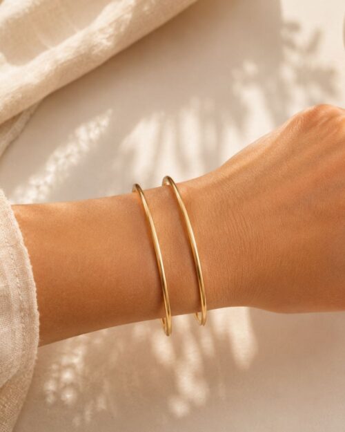 duo de bracelets joncs fins marque bohm paris