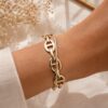 bracelet jonc croisé bracelet jonc croisé Mile mIla