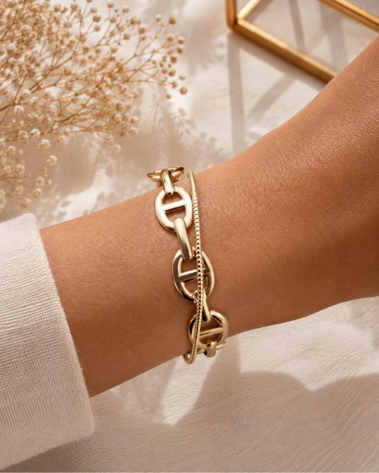 Bracelet jonc croisé