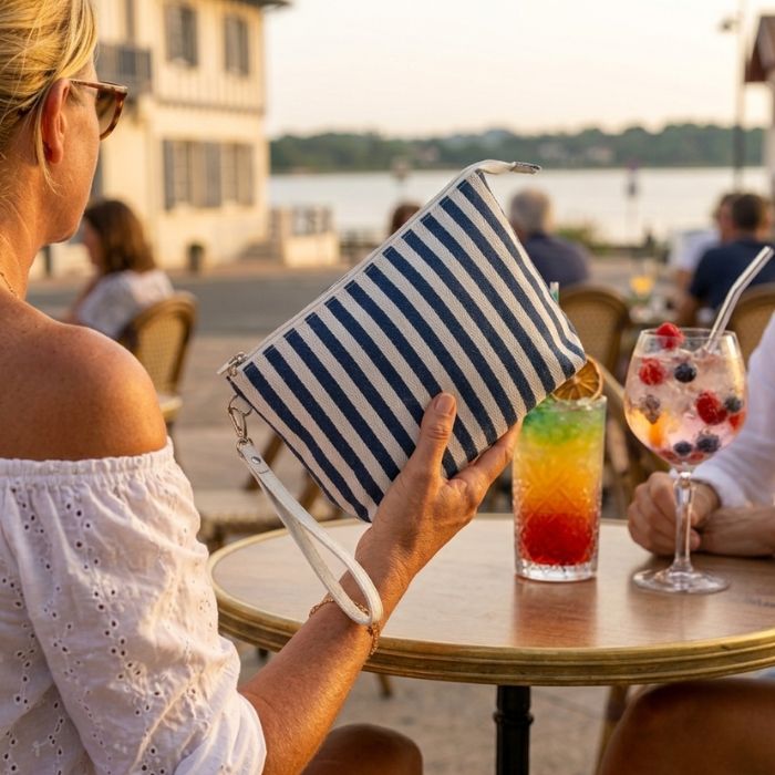 pochette toile look after beach
