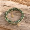 bracelet multirang turquoise africaine bracelet multirang turquoise africaine