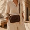 sac à bandoulière paloma café