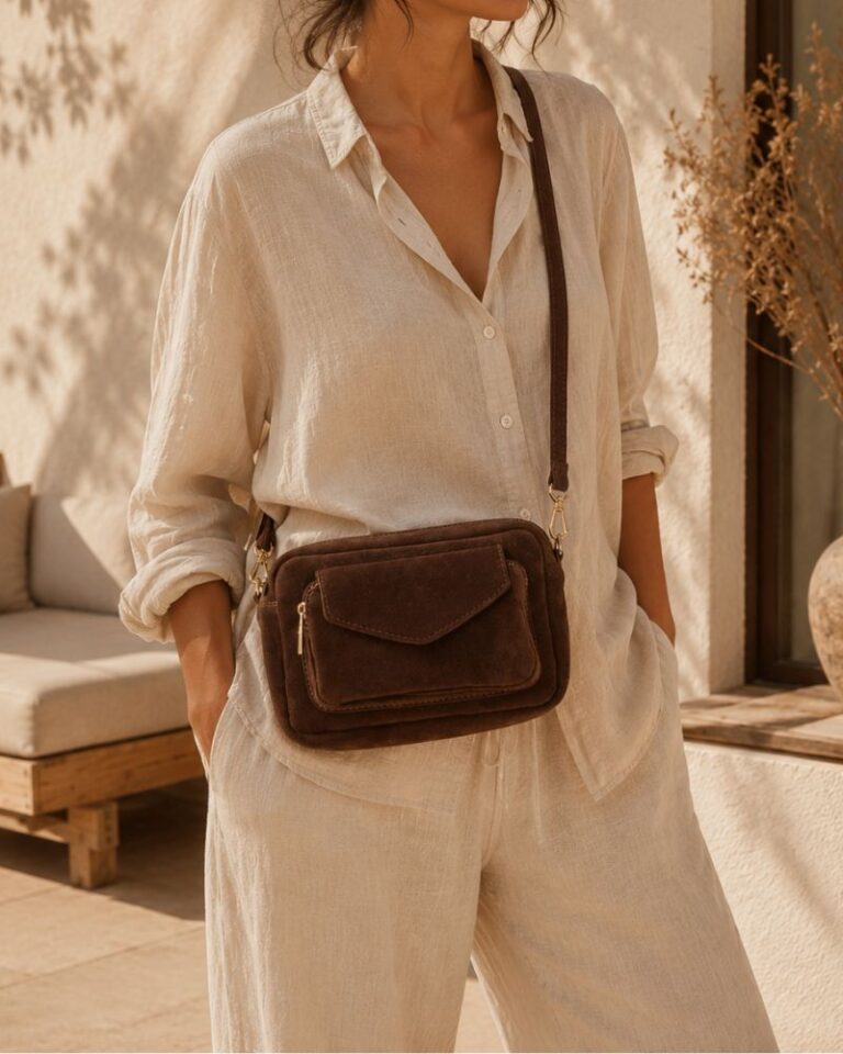 sac à bandoulière paloma café