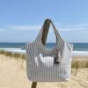 sac de plage marinella gris