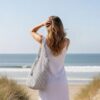 sac de plage marinella gris