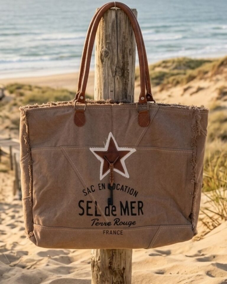 sac de plage sel de mer beige dulce