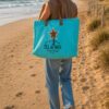 sac de plage sel de mer couleur bleu caraïbes marque Terre Rouge