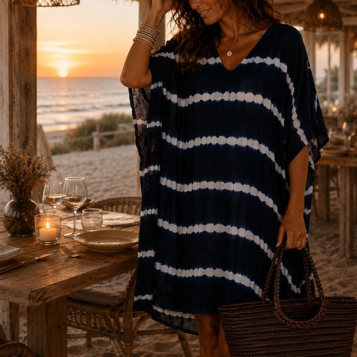 le caftan de plage version soirée d'été
