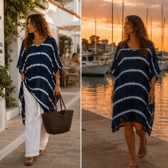 les differentes façons de porter le caftan de plage